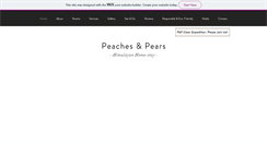 Desktop Screenshot of peachesandpears.net